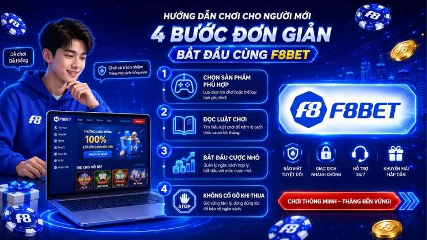 Cách chơi F8BET cho người mới với hướng dẫn chọn sản phẩm và quản lý vốn